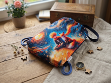 Lade das Bild in den Galerie-Viewer, Große Karo Bag, mit viel Liebe handgenäht,Modell: Junge mit Fuchs