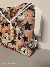 Lade das Bild in den Galerie-Viewer, Halloween Große Karo Bag, mit viel Liebe handgenäht, Hui Buh die Zweite!