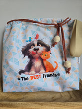 Lade das Bild in den Galerie-Viewer, Große Karo Bag, mit viel Liebe handgenäht,Modell: BEST friends!