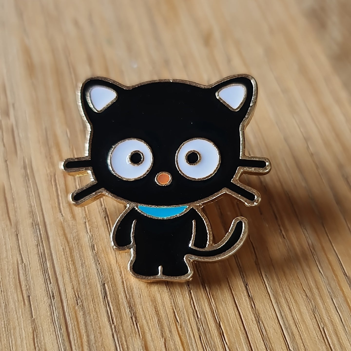 Schwarze Katze,  Emaille Pins