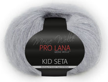 Lade das Bild in den Galerie-Viewer, KID SETA, Mischung mit feinstem Super-Kid Mohair und Seide, 25 Gramm, 210 Meter, Farbe 95 grau
