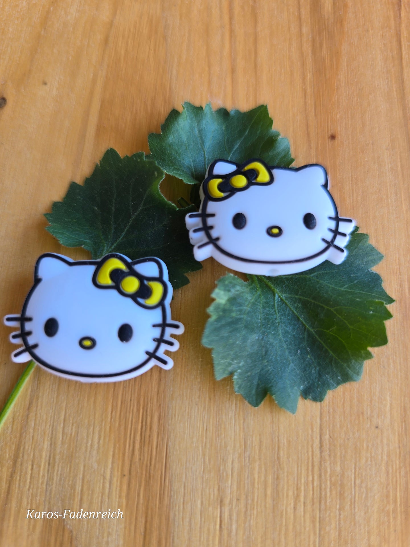 Maschenstopper Stricknadelstopper 2 Kitty