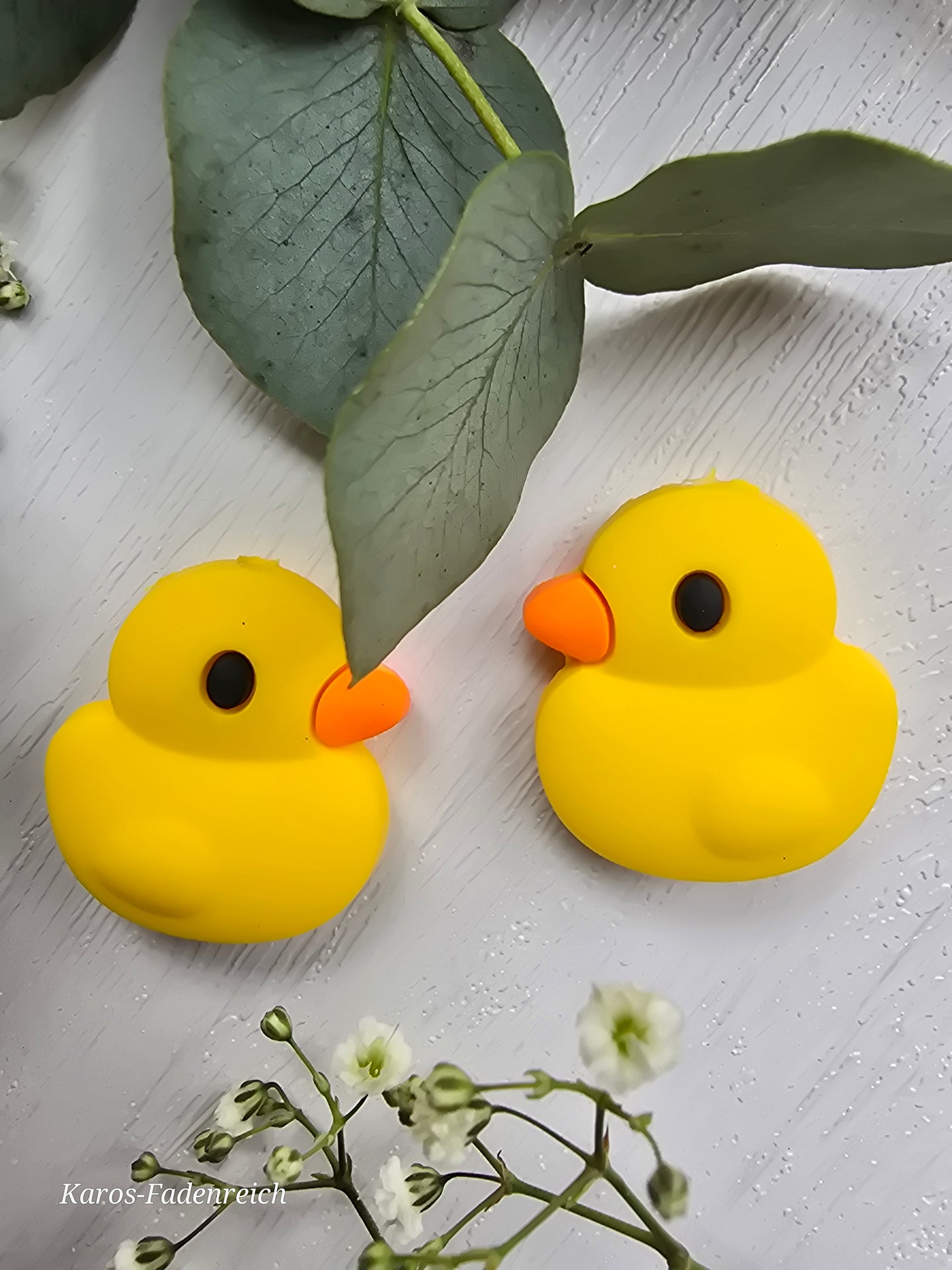 Ostern Maschenstopper Stricknadelstopper 2 Stück Ente