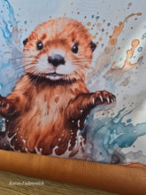 Lade das Bild in den Galerie-Viewer, Herbst, große Karo Bag, mit viel Liebe handgenäht, Modell Otter

