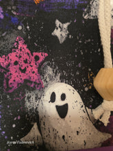 Lade das Bild in den Galerie-Viewer, Halloween Große Karo Bag, mit viel Liebe handgenäht, Stern trifft Geist!
