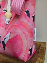 Lade das Bild in den Galerie-Viewer, Große Karo Bag, mit viel Liebe handgenäht,Modell: Flamingo in Love
