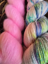 Lade das Bild in den Galerie-Viewer, Flauschduett, Alpaca trifft Mohair und Seide
