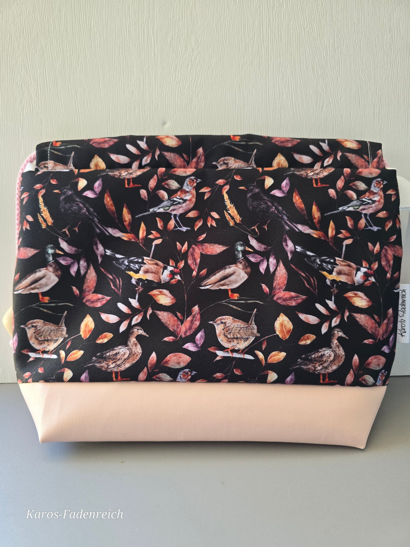 Kleine Karo Bag mit viel Liebe handgenäht, Modell Birdies !