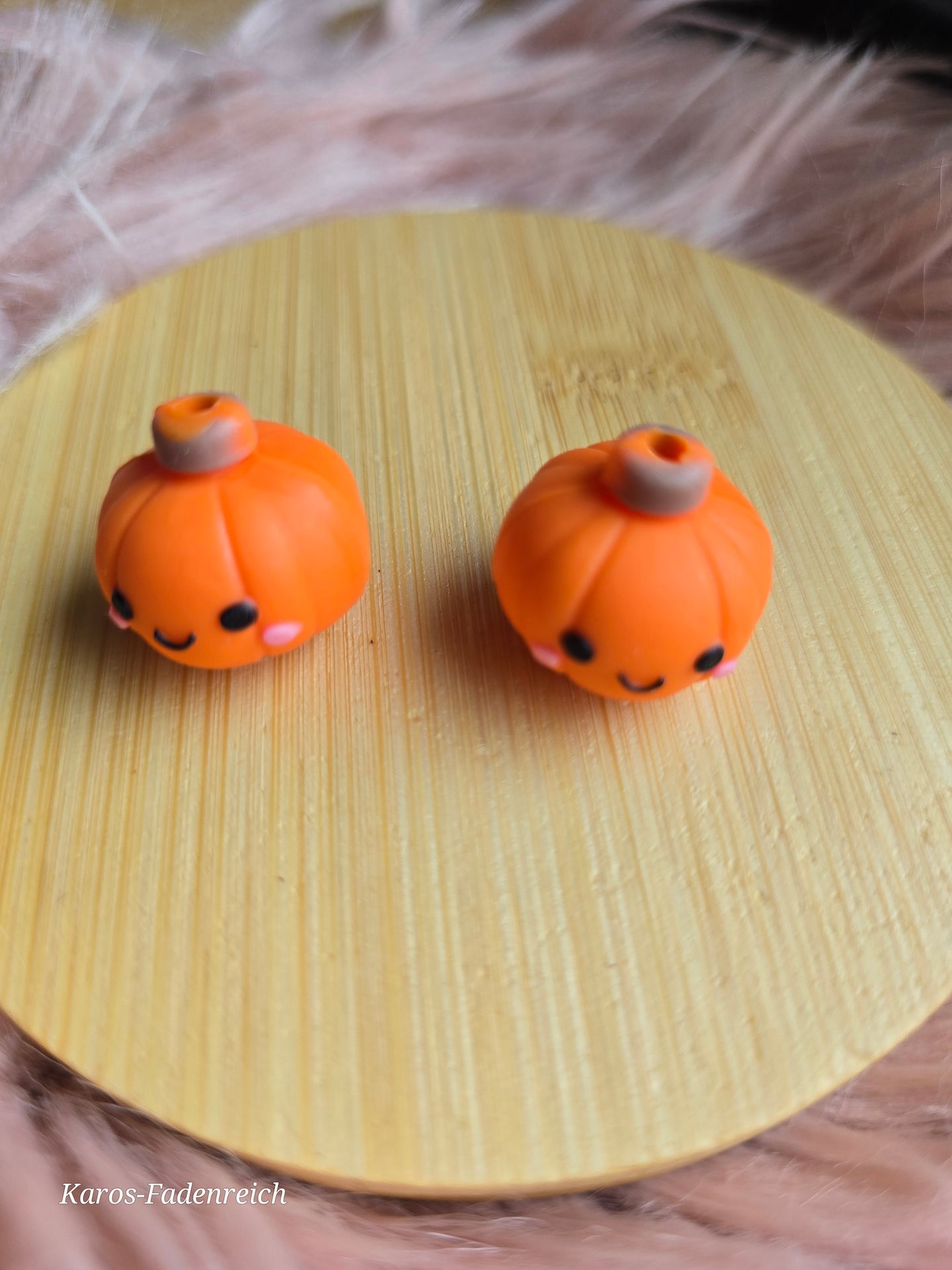 Halloween Maschenstopper Stricknadelstopper 2  Kürbis!