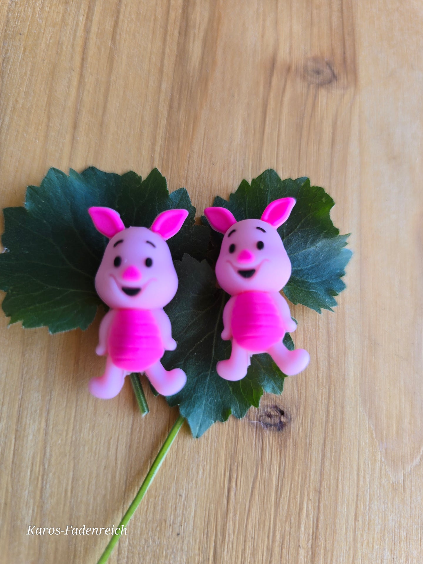 Maschenstopper Stricknadelstopper 2 Ferkel