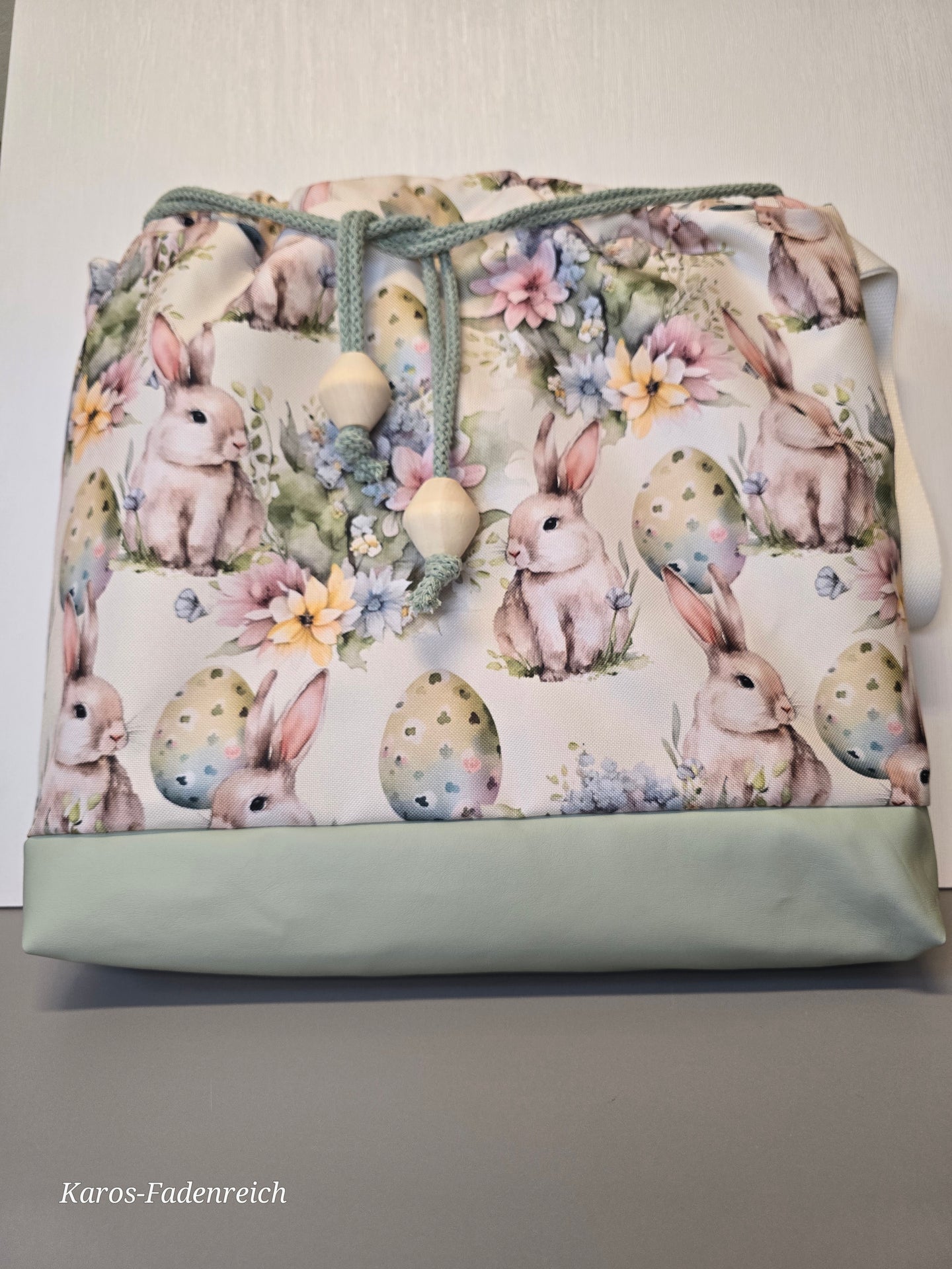 Ostern Große Karo Bag, mit viel Liebe handgenäht, Modell Hoppel